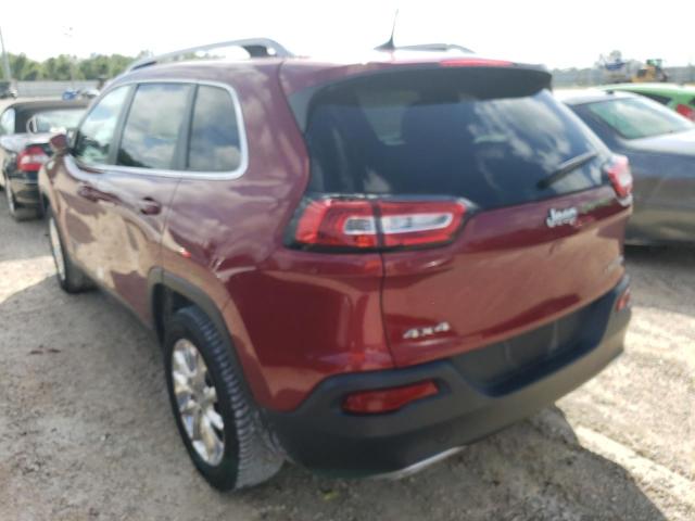 1C4PJMDS4HW606361 - 2017 JEEP CHEROKEE L RED photo 3