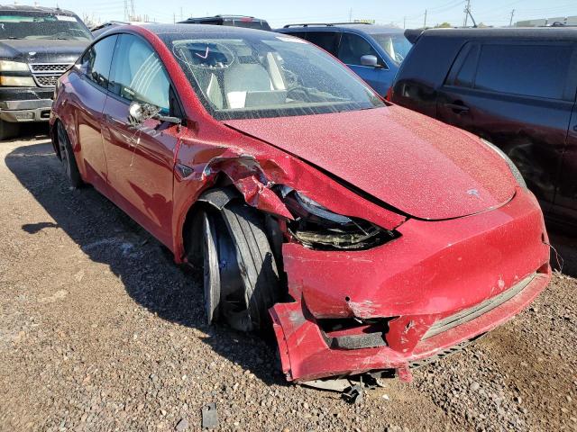 5YJYGDEF5MF272036 - 2021 TESLA MODEL Y Красный фото 1