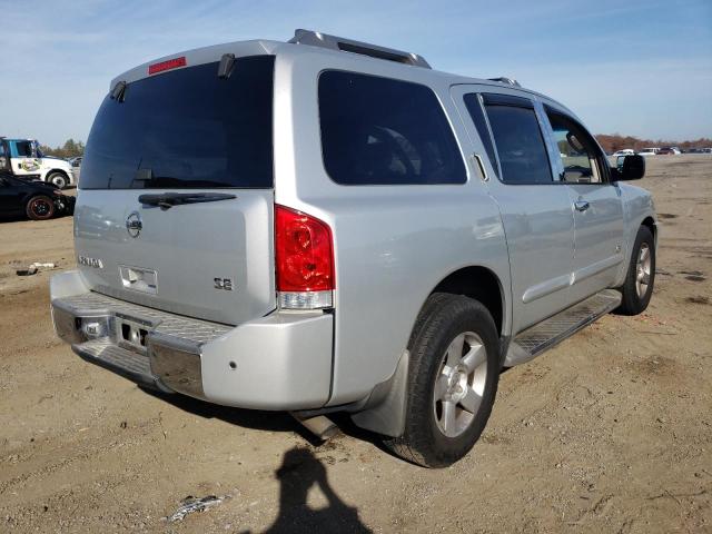 5N1AA08A96N706535 - 2006 NISSAN ARMADA SE SILVER photo 4