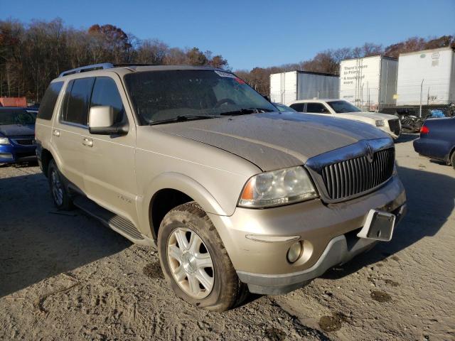 5LMEU88H04ZJ21169 - 2004 LINCOLN AVIATOR 金色 照片 1