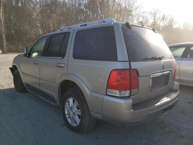 5LMEU88H04ZJ21169 - 2004 LINCOLN AVIATOR 金色 照片 3