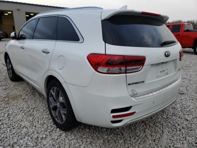 5XYPKDA11GG126962 - 2016 KIA SORENTO SX WHITE photo 3