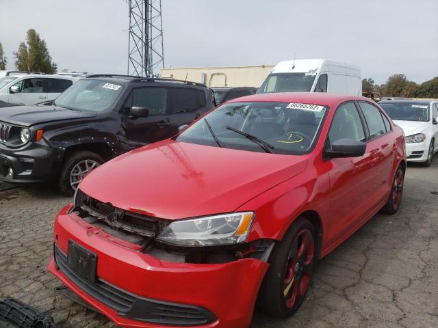 3VW2K7AJ6CM353764 - 2012 VOLKSWAGEN JETTA BASE RED photo 2