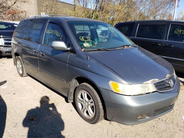 5FNRL18002B016034 - 2002 HONDA ODYSSEY EX BLUE photo 1