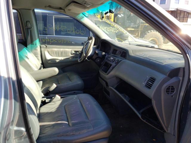 5FNRL18002B016034 - 2002 HONDA ODYSSEY EX BLUE photo 5