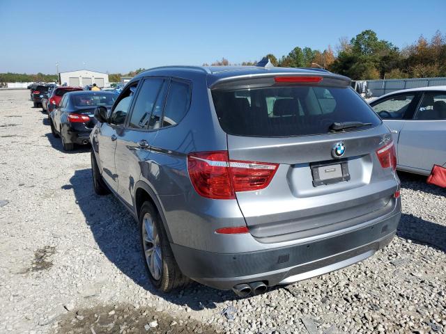 5UXWX9C56E0D30297 - 2014 BMW X3 XDRIVE2 GRAY photo 3