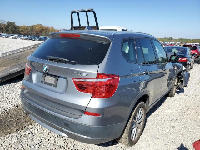 5UXWX9C56E0D30297 - 2014 BMW X3 XDRIVE2 GRAY photo 4