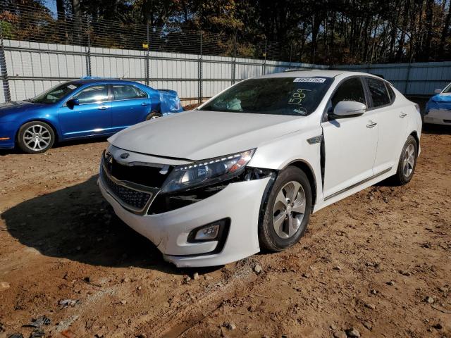 KNAGM4AD8F5081589 - 2015 KIA OPTIMA HYB WHITE photo 2