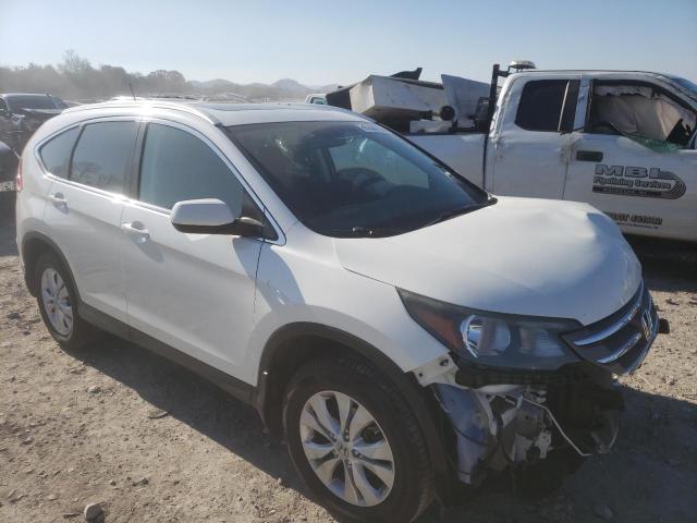 5J6RM4H72DL023623 - 2013 HONDA CR-V EXL WHITE photo 1