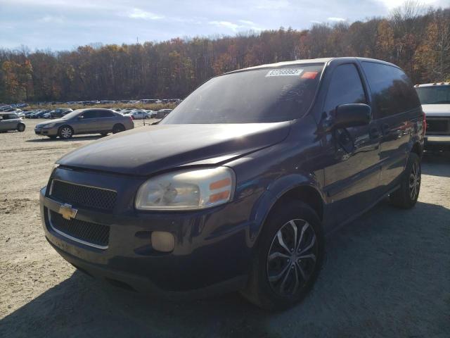 1GNDU23W58D202734 - 2008 CHEVROLET UPLANDER L GRAY photo 2