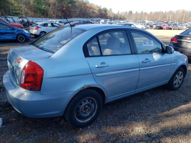 KMHCN4AC1AU415204 - 2010 HYUNDAI ACCENT BLUE photo 4