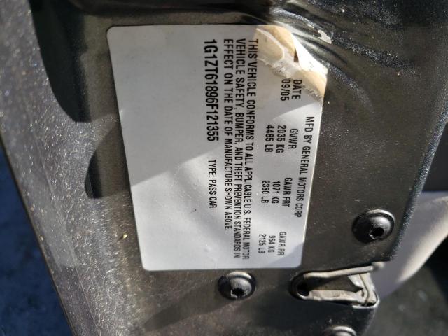 1G1ZT61896F121355 - 2006 CHEVROLET MALIBU MAX 灰色 照片 10