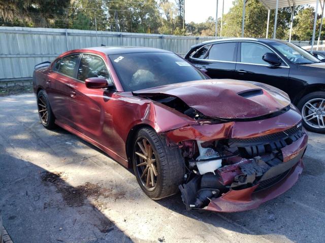 2C3CDXGJXHH542307 - 2017 DODGE CHARGER R/ BURGUNDY photo 1