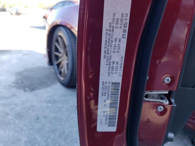 2C3CDXGJXHH542307 - 2017 DODGE CHARGER R/ BURGUNDY photo 10