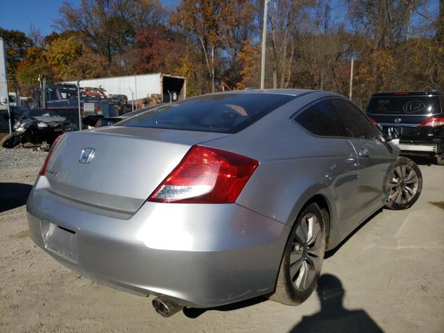 1HGCS1B83BA006681 - 2011 HONDA ACCORD EXL SILVER photo 4