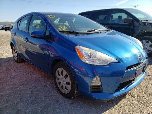 JTDKDTB30C1508859 - 2012 TOYOTA PRIUS C BLUE photo 1