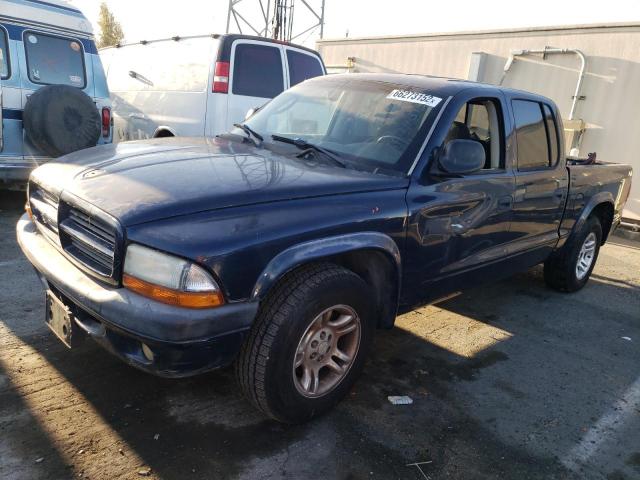 1D7HL38N23S261432 - 2003 DODGE DAKOTA QUA BLUE photo 1