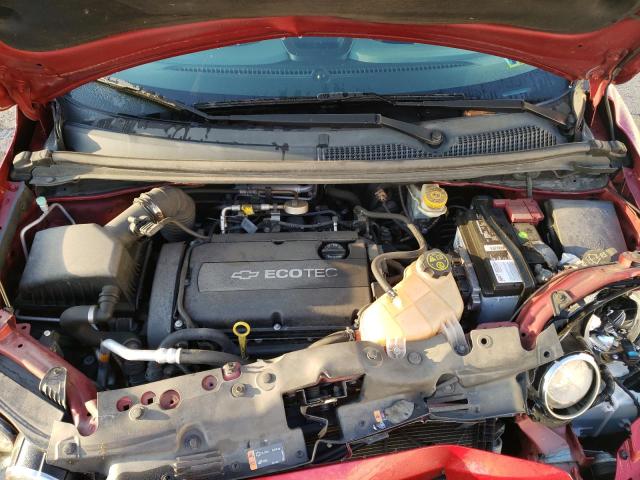 1G1JA5SG1E4184110 - 2014 CHEVROLET SONIC LS RED photo 7