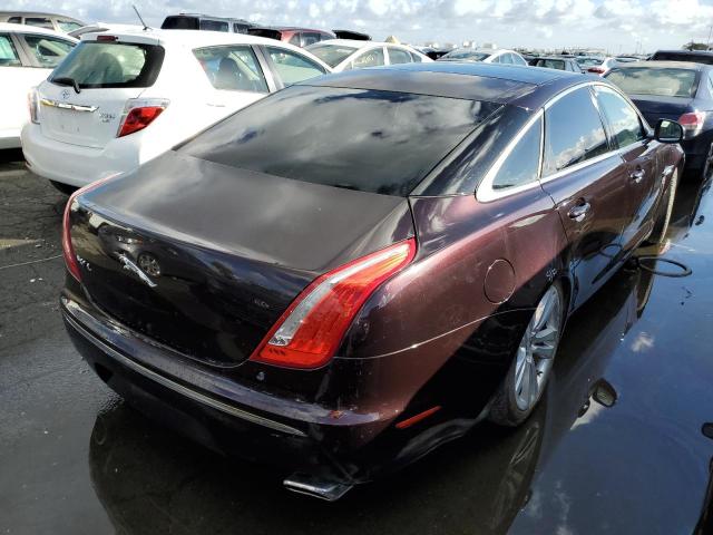 SAJWA2GB5BLV13404 - 2011 JAGUAR XJL BURGUNDY photo 4