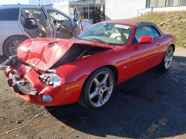 SAJDA42B71PA16567 - 2001 JAGUAR XKR RED photo 2