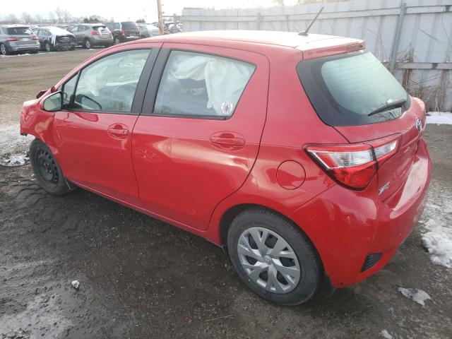 VNKKTUD34JA096696 - 2018 TOYOTA YARIS L RED photo 2