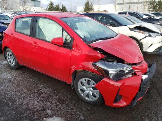 VNKKTUD34JA096696 - 2018 TOYOTA YARIS L RED photo 4