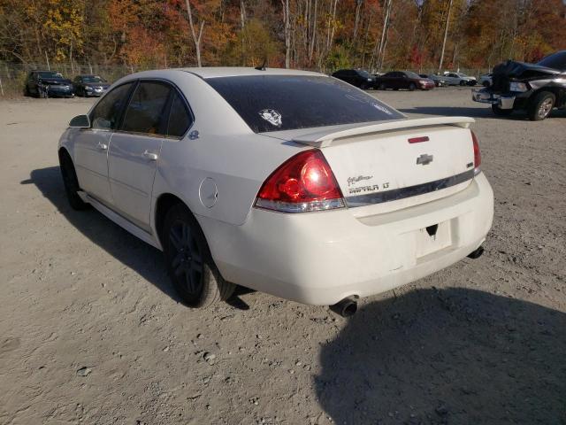 2G1WC57M291305792 - 2009 CHEVROLET IMPALA 2LT WHITE photo 3