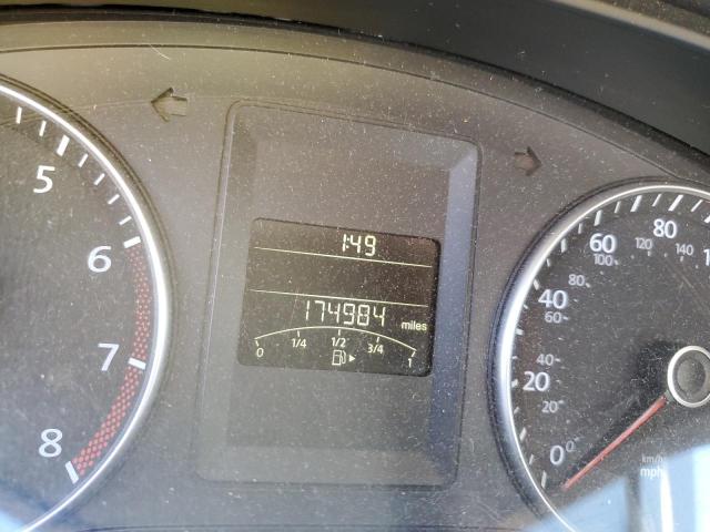 3VW2K7AJ2CM358170 - 2012 VOLKSWAGEN JETTA BASE 银色 照片 8