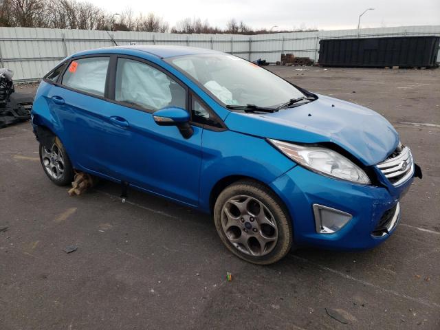 3FADP4CJ4CM199523 - 2012 FORD FIESTA SEL BLUE photo 4