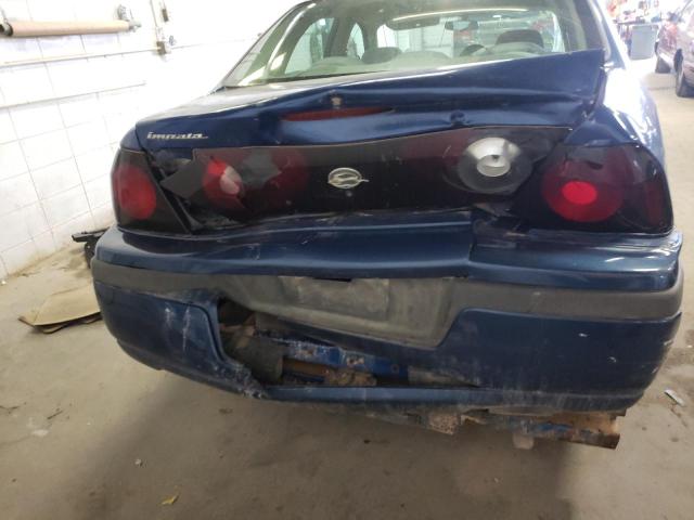 2G1WF52E549239286 - 2004 CHEVROLET IMPALA BLUE photo 9