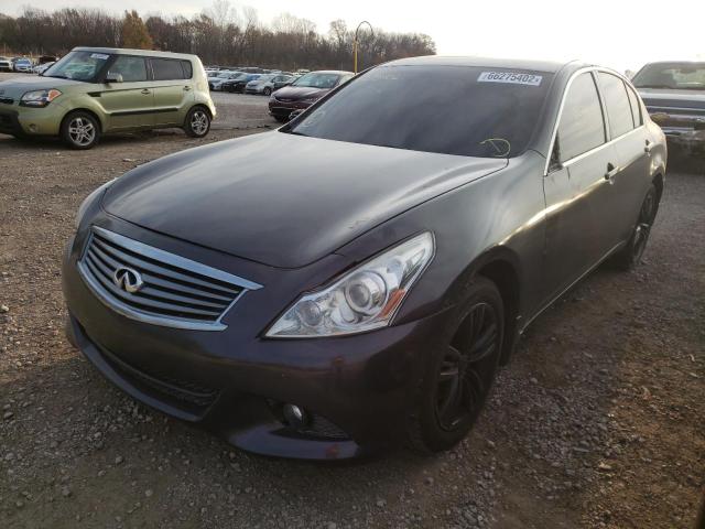 JN1DV6AR9BM652648 - 2011 INFINITI G25 GRAY photo 2