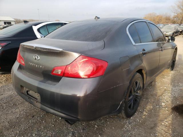 JN1DV6AR9BM652648 - 2011 INFINITI G25 GRAY photo 4