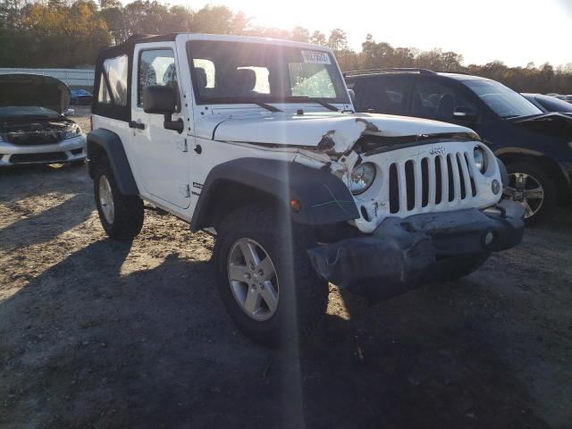 1C4AJWAG9GL339090 - 2016 JEEP WRANGLER S WHITE photo 1