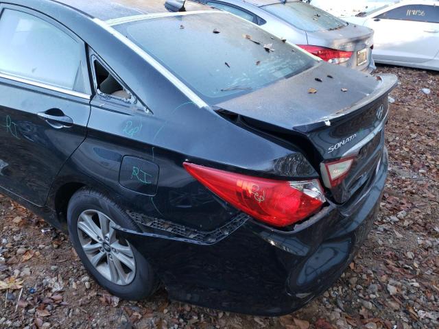 5NPEB4AC3DH554903 - 2013 HYUNDAI SONATA GLS BLACK photo 9