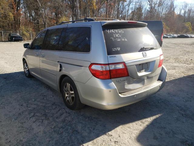 5FNRL38876B039284 - 2006 HONDA ODYSSEY TO SILVER photo 3