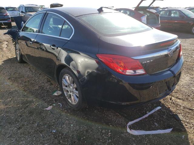 2G4GR5ER5D9155837 - 2013 BUICK REGAL BLACK photo 3