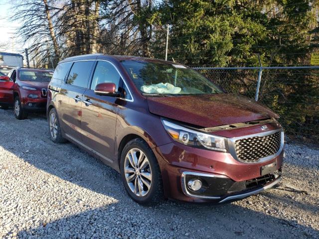 KNDME5C19J6391202 - 2018 KIA SEDONA SXL MAROON photo 1