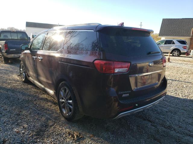 KNDME5C19J6391202 - 2018 KIA SEDONA SXL MAROON photo 3