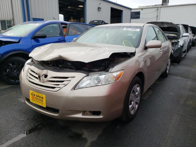 4T1BE46K47U085241 - 2007 TOYOTA CAMRY CE GOLD photo 2