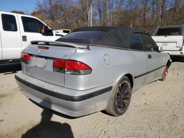 YS3DF78K037000714 - 2003 SAAB 9-3 SE SILVER photo 4