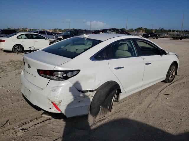 5NPE34AF0KH746235 - 2019 HYUNDAI SONATA LIM WHITE photo 9