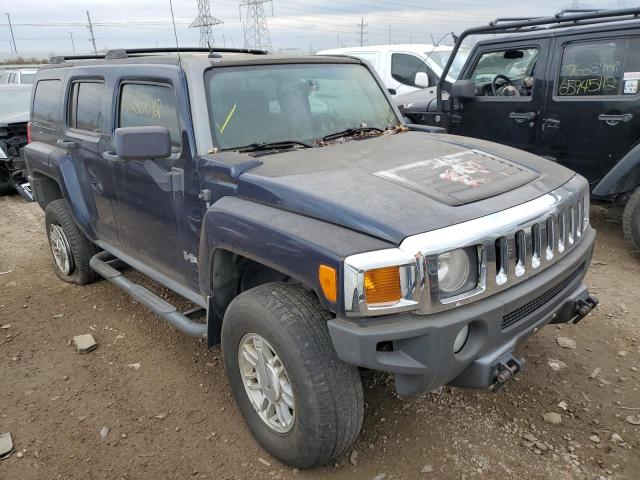 5GTDN13E478208869 - 2007 HUMMER H3 BLUE photo 1