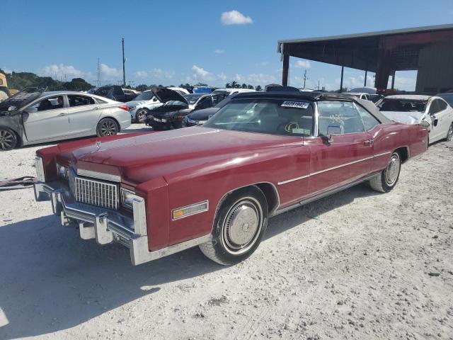 6L67S5Q223911 - 1975 CADILLAC 2DRCONV RED photo 2