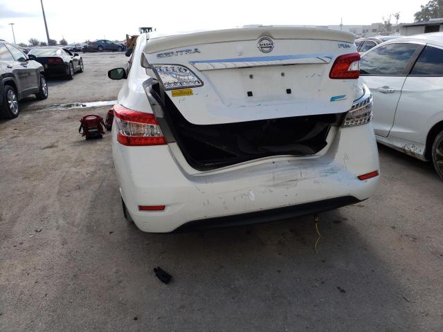 3N1AB7AP2DL795339 - 2013 NISSAN SENTRA WHITE photo 9