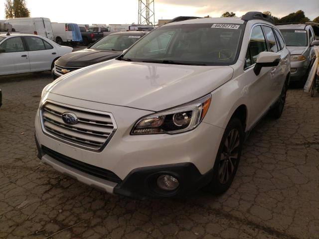 4S4BSANC6H3262672 - 2017 SUBARU OUTBACK WHITE photo 2