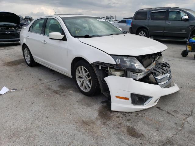 3FAHP0JA8CR330968 - 2012 FORD FUSION SEL WHITE photo 1