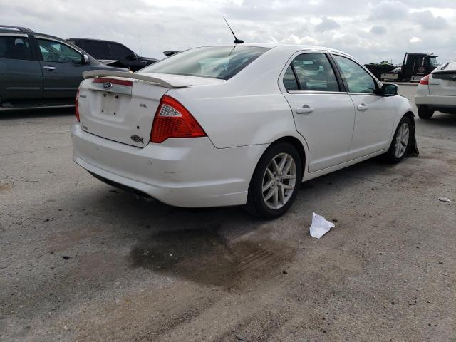 3FAHP0JA8CR330968 - 2012 FORD FUSION SEL WHITE photo 4