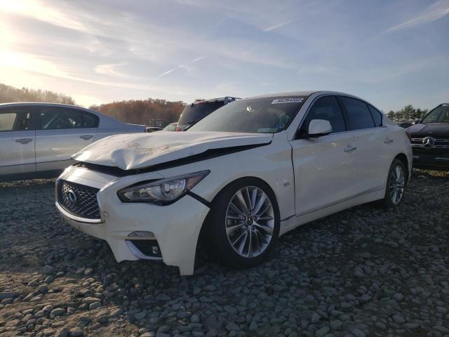 JN1EV7AR2KM553048 - 2019 INFINITI Q50 LUXE WHITE photo 2