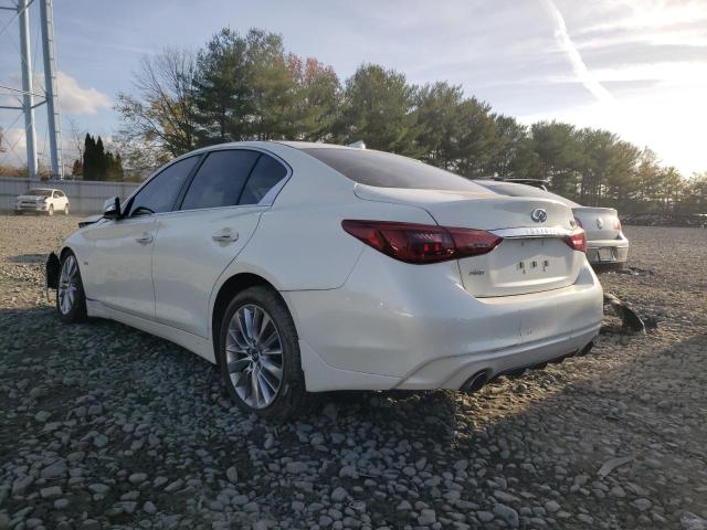 JN1EV7AR2KM553048 - 2019 INFINITI Q50 LUXE WHITE photo 3