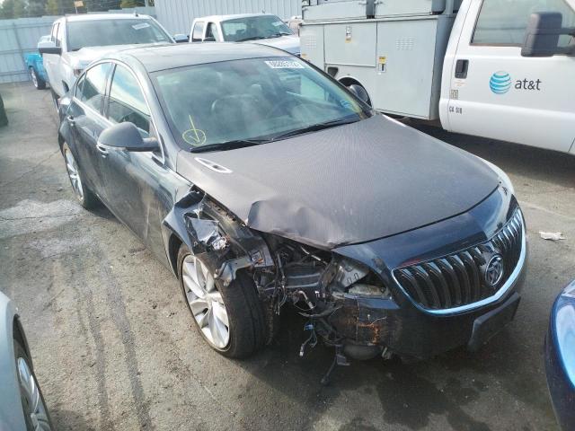 2G4GK5EX5E9321617 - 2014 BUICK REGAL BLACK photo 1
